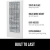 GORILLA GRIP Over the Door Shoe Organizer, 24 Large Breathable