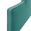 Modway Dawn Performance Velvet Headboard, King/CA King, Teal