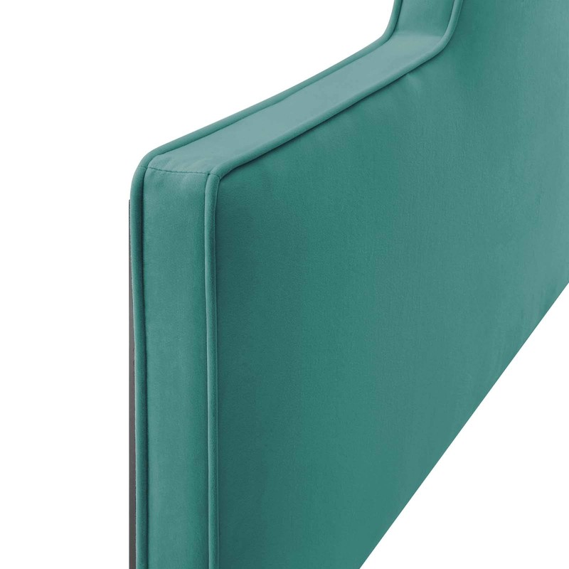 Modway Dawn Performance Velvet Headboard, King/CA King, Teal
