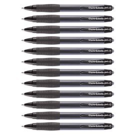 Paper Mate Gel Pens, Medium (0.7mm), Black, 12 Count