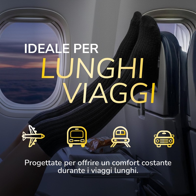 Dr. Scholl’s Flight Socks Calze a compressione graduata clinicamente testate