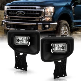 ACANII - For 2020-2022 Ford F250 F350 SuperDuty [OE Style] Halogen Fog Lights Lamps w/Switch and Kits Pair Left+Right