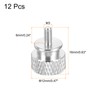 sourcing map 12pcs M3x6mm Knurled Thumb Screw Computer Case Threaded