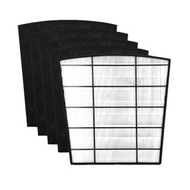YDATTH LP550THP Filter Replacement Compatible with LivePure Bali Series LP550THP HP800 Part Number LP550THP 1 x Filter & 4 x Carbon Filter