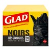 Glad Black Garbage Bags - Extra-Large 135 Litres - 20