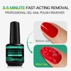 FANISN Gel Nail Polish Remover with Tools, 15ml (0.5 fl