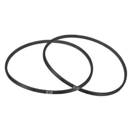 sourcing map 2Pcs O-710 O Type V-belt 710mm/28" Inner Length x 0.39" Width x 0.24" Height, O-type Closed-Loop Rubber Transmission Belt