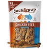 Jack&Pup Chicken Feet Dog Treats | 100% Natural, Fully Digestible,