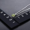 ZhenCai Pendant Necklace for Women Sterling Silver 925 with 6mm
