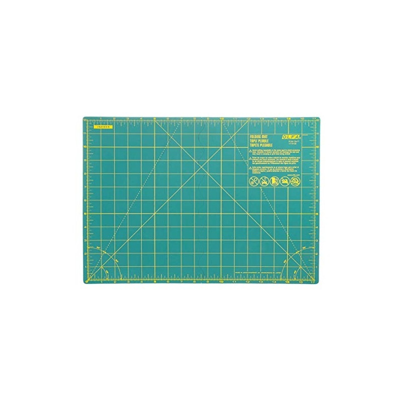 Folding Cutting Mat 12" x 17" from Olfa