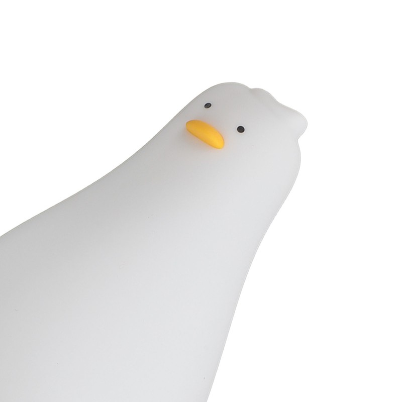 Duck Sleep Lamp Silicone Cute Animal Shaped USB Rechargeable Mini