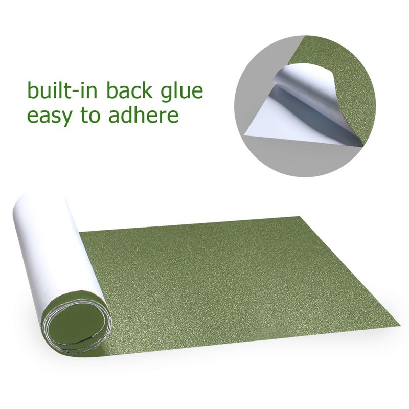 xigua Dark Olive Green Solid Color Skateboard Grip Tape Bubble