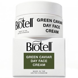 Biotell Green Caviar Day Face Cream 50ml – Hydrating Moisturiser with Hyaluronic Acid, Vitamin E & Amino Acids – Lightweight Non Greasy Face Cream for Dry, Sensitive, Oily & Combination Skin Daily Use