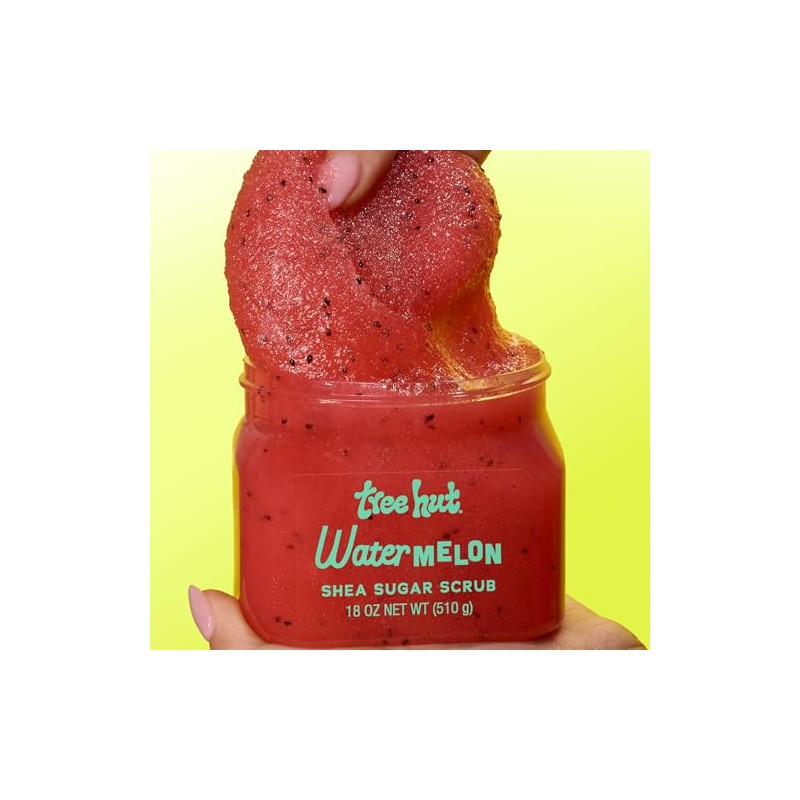 TREE HUT, Watermelon Shea Sugar Scrub, Exfoliante Corporal de Azúcar
