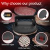 RELHP Burger Press 6.5" Round Smash Burger Press Heavy-Duty Cast
