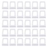 Ypzxola Window Screen Lift Tabs - Hollow, Universal, White Plastic