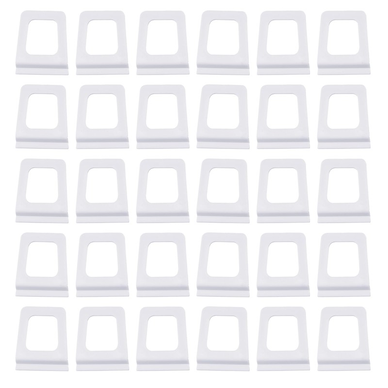 Ypzxola Window Screen Lift Tabs - Hollow, Universal, White Plastic