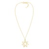 Sofia Milani - Women's Necklace 925 Silver - Sun Pendant,