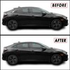 SlickMod Chrome Delete Blackout Vinyl Overlay for 2016-2021 Honda Civic