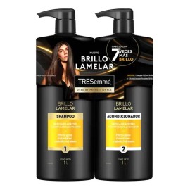 Pack Tresemme Brillo Lamelar Shampoo + Acondicionador 1 L