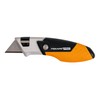 Fiskars Pro Folding Utility Knife, CarbonMax Blade with Safe Blade