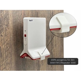 Wall Mount for AVM Fritz! Repeater 3000 with Mounting Material