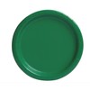Emerald Green Solid Round Dinner Paper Plates - 9" (8