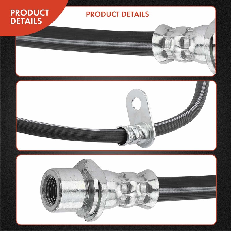 A-Premium Front Driver Brake Hydraulic Hose Compatible with Toyota and