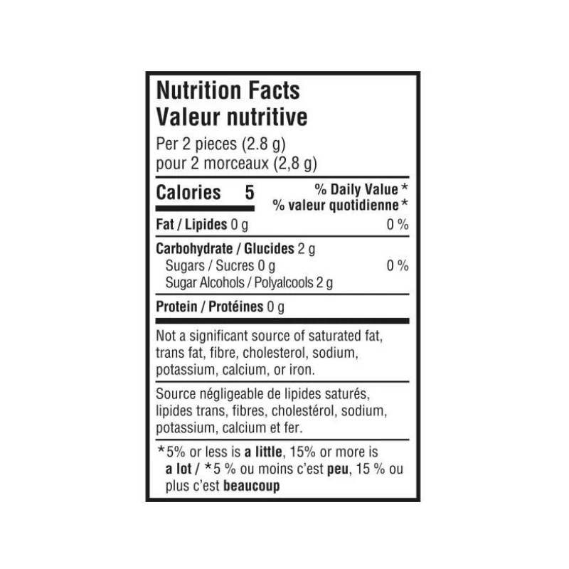 EXCEL, Polar Ice Flavored Sugar Free Chewing Gum, 60 Pieces,