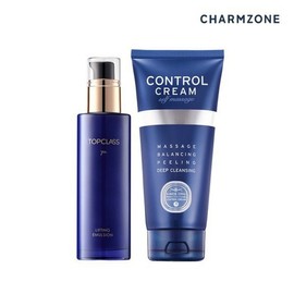 Charmzone Top Class Lifting Lotion 120ml, Control Cream Self Massage 150ml, 1 Set / 참존 탑클래스 리프팅 로션120ml콘트롤 크림 셀프 마사지 150ml, 1세트