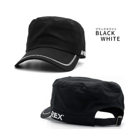 AVIREX Work Cap, Avirex, Large Size, Men's, Women's, Hat, multicolor (black / white)