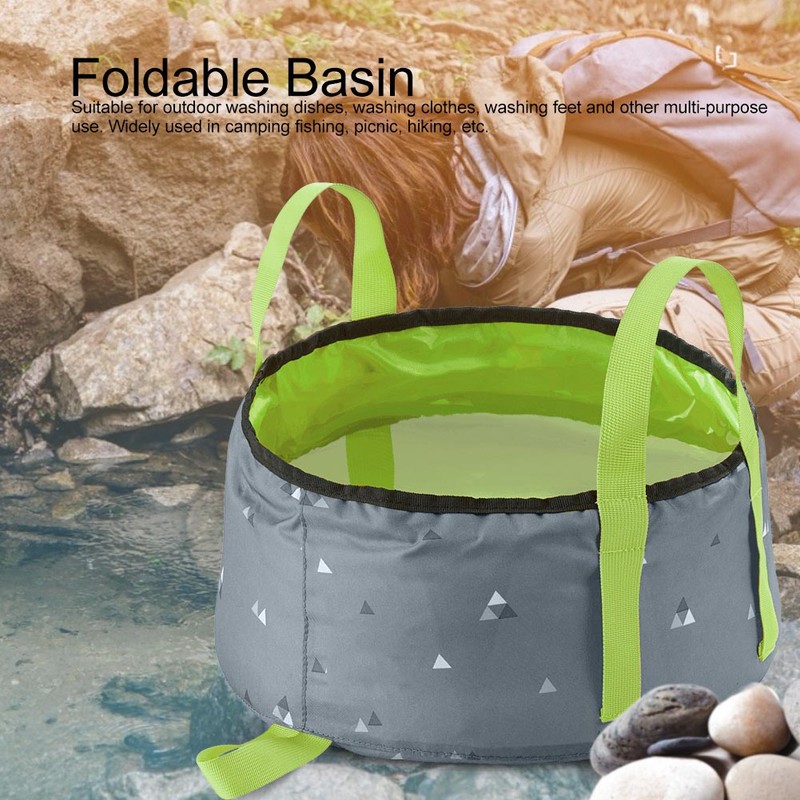 Outdoor Portable Foldable Large Capacity Basin Travel Hiking Camping Picnic