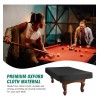 Funda Para Mesa De Billar, Tela De Buey, Diseño Negro