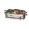 Elite Gourmet EWM-9933 Triple 3 x 2.5 Quart Trays Buffet