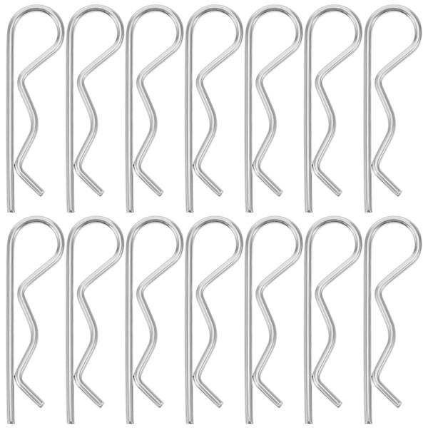 Gadpiparty 30pcs Heavy Duty Carbon Steel Cotter and Spring Retaining