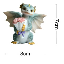 Gemmia Miniature Fairy Garden Dragon Figurine From My Heart
