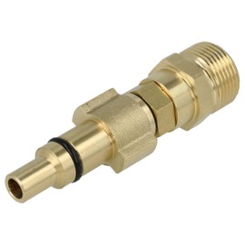 vhbw Adapter Bayonet to M22 Thread Compatible with Parkside PHD 110 D1, 110 E1, 135 B1, 135 A1 Pressure Washer - Quick Coupling