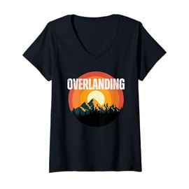 Womens Overlanding Gear Accessories, Overlanding Gear for Truck SUV V-Neck T-Shirt