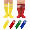 Kids Toddler Soccer Socks Knee High Baseball Softball Socks Stripes