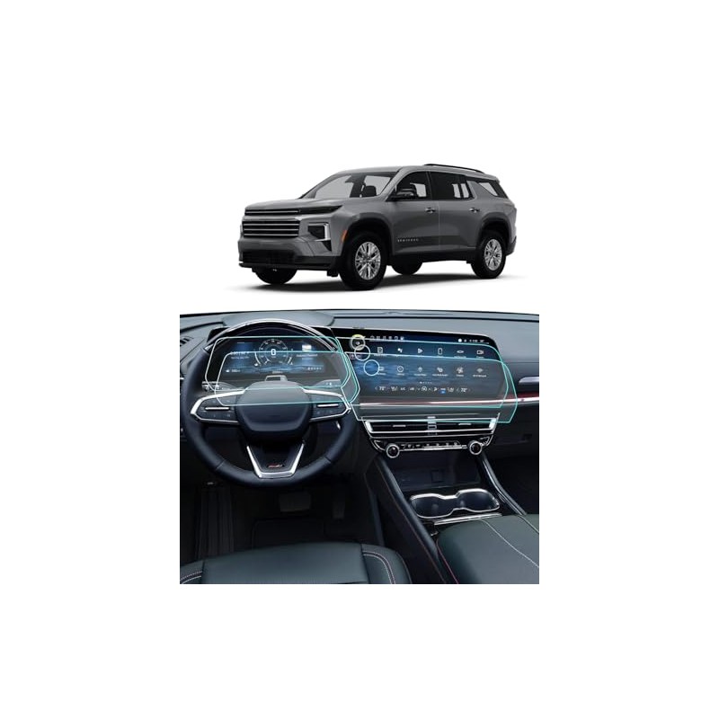 BIXUAN For 2026 Silverado EV Screen Protector -(2PCS) 2024-2026 silverado