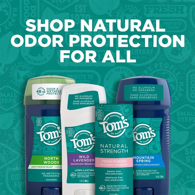 Tom's of Maine Long-Lasting Aluminum-Free Natural Deodorant for Men, Deep