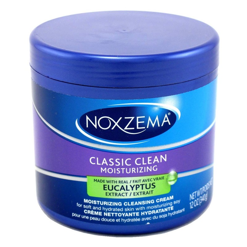 Noxzema Classic Clean, Moisturizing Cleansing Cream 12 Oz (Pack of