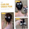 DECHOUS Bowknot Hair Scrunchy Elastic Hair Ring for Daily Wear