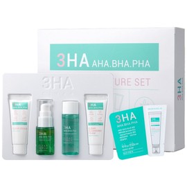 3H Clear Cica Acne Soothing Travel Kit 5 types, 1 set / 쓰리하클리어 시카 여드름 진정 트래블키트 5종, 1세트