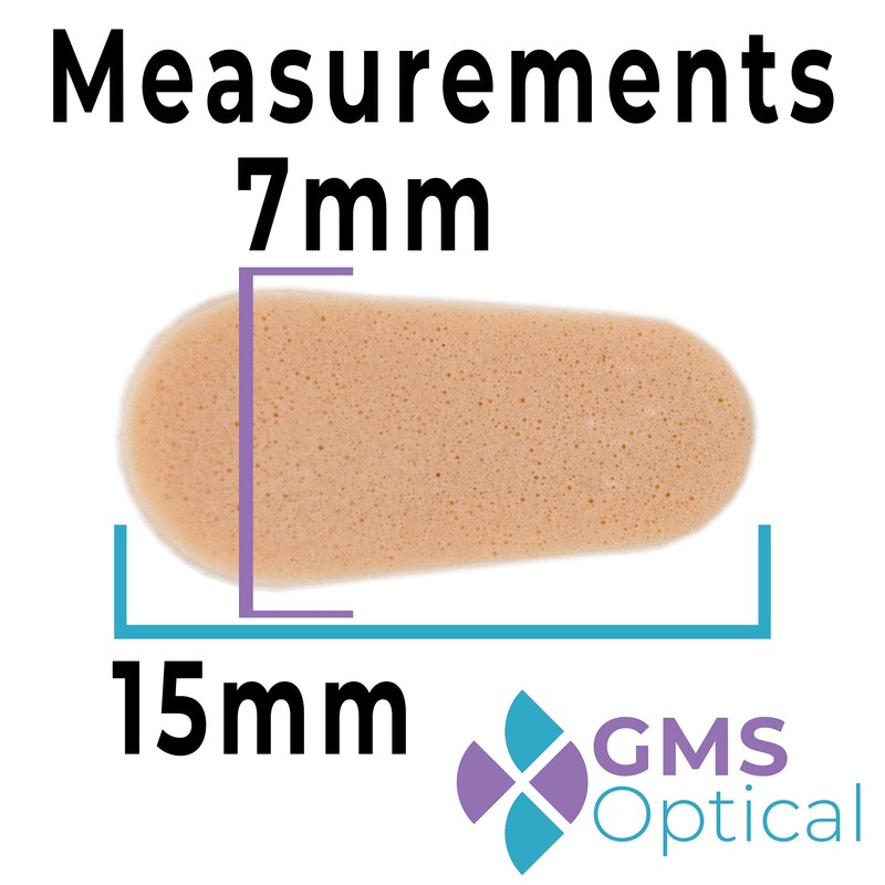 GMS Optical Symmetrical Self-Adhesive Soft Foam Nose Pads for Glasses,