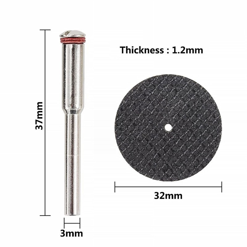 ExcInter 32mm Resin Cutting Wheel Discs Rotary Tool 25Pcs Cutting