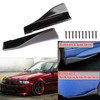 Yuecoom 2pcs Rear Bumper Diffuser, Universal Glossy Black Rear Bumper
