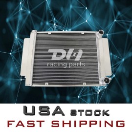 DH Racing Parts 3 Row Radiator For 1969-1983 Mazda RX2 RX3 RX4 RX5 RX7 12A/B With Heater Pipe MT