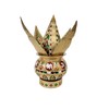 Rastogi Handicrafts Mangal Kalash Set Meenakari Work for Puja Kalash