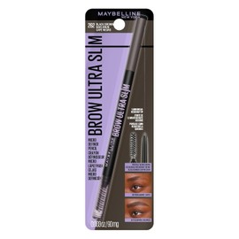 Maybelline New York Brow ultra slim defining eyebrow pencil, Black Brown, 0.003 Ounce